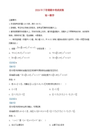 湖南省邵阳市武冈市2024_2025学年高一数学上学期期中试题含解析