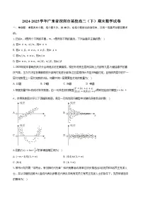 2024-2025学年广东省深圳市某校高二（下）期末数学试卷（含答案）