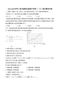 2024-2025学年上海市普陀区桃浦中学高二（下）期末数学试卷（含答案）