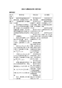 高中数学人教B版 (2019)必修 第二册统计与概率的应用教案及反思