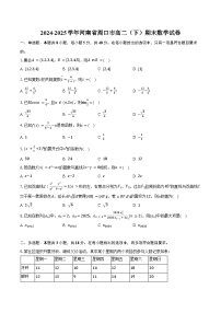2024-2025学年河南省周口市高二（下）期末数学试卷（含答案）
