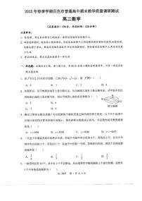 广西壮族自治区百色市2024-2025学年高二下学期期末考试数学试卷（PDF版附解析）
