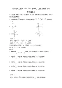 四川省天立集团2024-2025学年高二上学期期中联考B数学试卷（解析版）