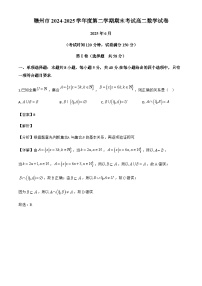 江西省赣州市2024_2025学年高二下册6月期末考试数学试卷【附解析】