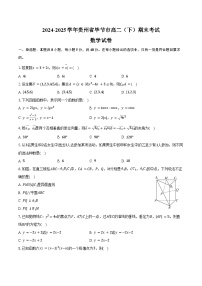 贵州省毕节市2024-2025学年高二（下）期末数学试卷（含答案）含答案解析