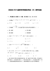 河北省2025届高三下学期高考冲刺模拟考试（Ⅱ）数学试题（含答案解析）
