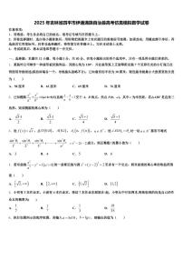 2025年吉林省四平市伊通满族自治县高考仿真模拟数学试卷含解析