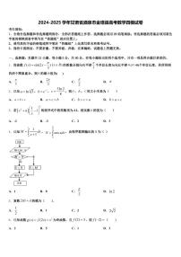 2024-2025学年甘肃省酒泉市金塔县高考数学四模试卷含解析