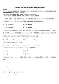 2025届广西壮族北海市银海区高考数学五模试卷含解析