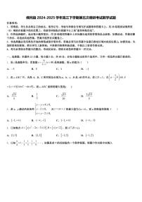 佛冈县2024-2025学年高三下学期第五次调研考试数学试题含解析
