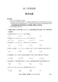 安徽省县中联盟2025-2026学年高三上学期摸底大联考 数学试卷（含答案详解）