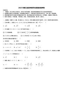 2025年雅江县高考数学全真模拟密押卷含解析