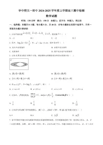 2025届湖北省华中师大附中高三下学期11月期中考-数学试题（含答案）