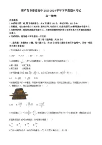 辽宁省葫芦岛市2023-2024学年高一下学期期末考试数学试卷