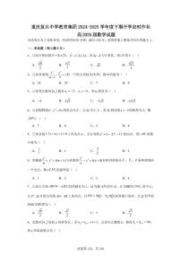重庆市复旦中学教育集团2024-2025学年高二下学期开学定时作业数学试卷