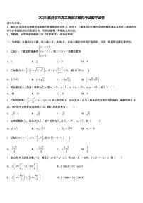 2025届丹阳市高三第五次模拟考试数学试卷含解析