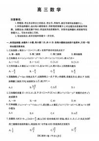数学丨湖南省金太阳市、县级优质高中协作体2026届高三上学期1月联考试卷及答案