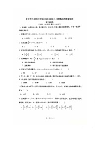重庆市松树桥中学2026届高三上学期第四次质量检测数学试题（月考）