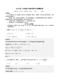 2026届广东省湛江市高考数学自编模拟卷（附答案解析）