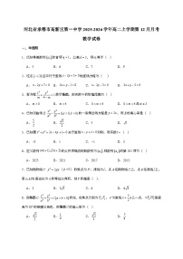 2025-2026学年河北省承德市高新区第一中学高二上学期第（12月）月考数学试题 [附答案]