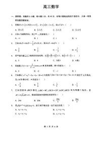 湖北省新八校2025-2026学年高三下学期开学考试数学试卷（含答案）
