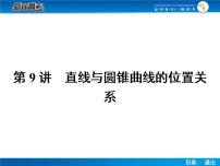 高考数学（理）一轮课件：9.9直线与圆锥曲线的位置关系