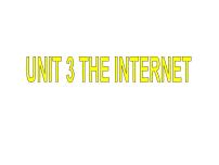 英语必修 第二册Unit 3 The internet示范课课件ppt