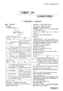 2021高考英语一轮复习专题04介词和介词短语无答案