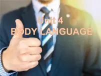 高中英语人教版 (2019)选择性必修 第一册Unit 4 Body Language教学演示课件ppt