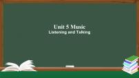 2021学年Unit 5 Music说课课件ppt
