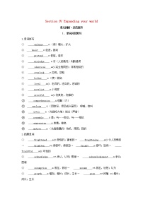 2020-2021学年Unit 1 Face values学案