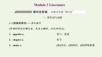 外研版高考英语选修7复习Module3小说戏剧诗歌传记文学简史经典演讲文学名著等课件+学案+训练含解析