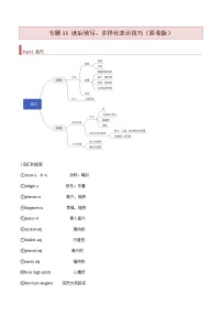 专题11 读后续写：多样化表达技巧 -2022年高考英语读后续写核心素养与实战演练