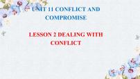 英语北师大版 (2019)Lesson 2 Dealing with Conflict教学课件ppt