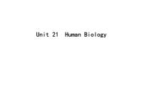 高考英语一轮复习unit 21 human biology课件