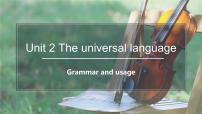 英语牛津译林版 (2019)Grammar and usage授课课件ppt