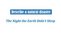 英语Unit 4 Natural disasters教案配套课件ppt