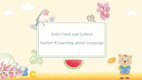 英语Unit 3 Food and Culture教学课件ppt