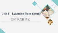 外研版 (2019)选择性必修 第三册Unit 5 Learning from nature课文ppt课件