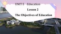 高中英语北师大版 (2019)选择性必修 第二册Unit 5 EducationLesson 2 The Objectives of Education优秀ppt课件