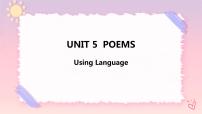 英语选择性必修 第三册Unit 5 Poems完美版ppt课件