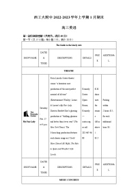 2023陕西省西北工业大学附中高三上学期1月期末英语试题含答案