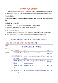 高考英语阅读精品套装（一讲双练） 考点12--推理判断之描述人物、事件特征（技巧梳理）