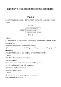 专题12.必过应用文写作（①建议信②推荐信③告知信④日记⑤邀请信）  ——2023年高中英语学业水平考试专项精讲+测试（译林版2020）