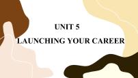 高中英语人教版 (2019)选择性必修 第四册Unit 5 Launching Your Care精品课件ppt