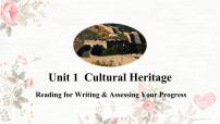 高中英语人教版 (2019)必修 第二册Unit 1 Cultural Heritage说课课件ppt