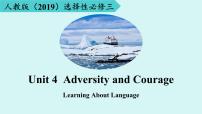 高中英语人教版 (2019)选择性必修 第三册Unit 4 Adversity and Course说课ppt课件