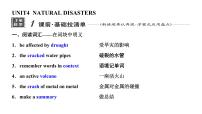 2024届高考英语一轮复习必修第一册UNIT4 NATURAL DISASTERS课件