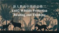 人教版 (2019)必修 第二册Unit 2 Wildlife protection背景图ppt课件