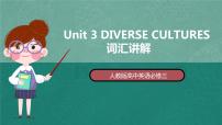 高中英语人教版 (2019)必修 第三册Unit 3 Diverse Cultures评优课ppt课件